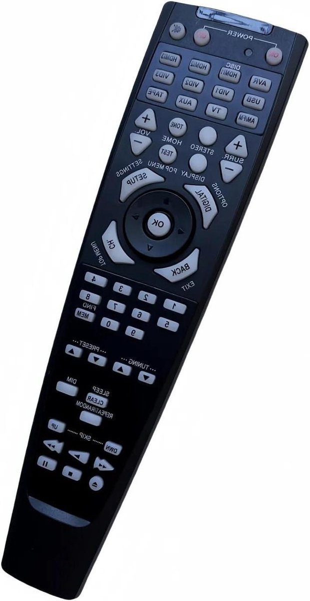 Afstandsbediening - Afstandsbediening Universeel - Audio Video Bediening - Specifiek Model - 1 stuks - Zwart