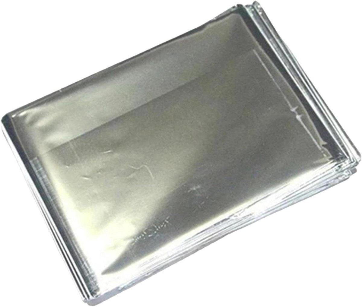 Nooddeken Thermisch - Overlevingsdeken Isolatie - Buiten Bescherming - Directe Warmte Vangend - 160 x 210 cm - Zilver
