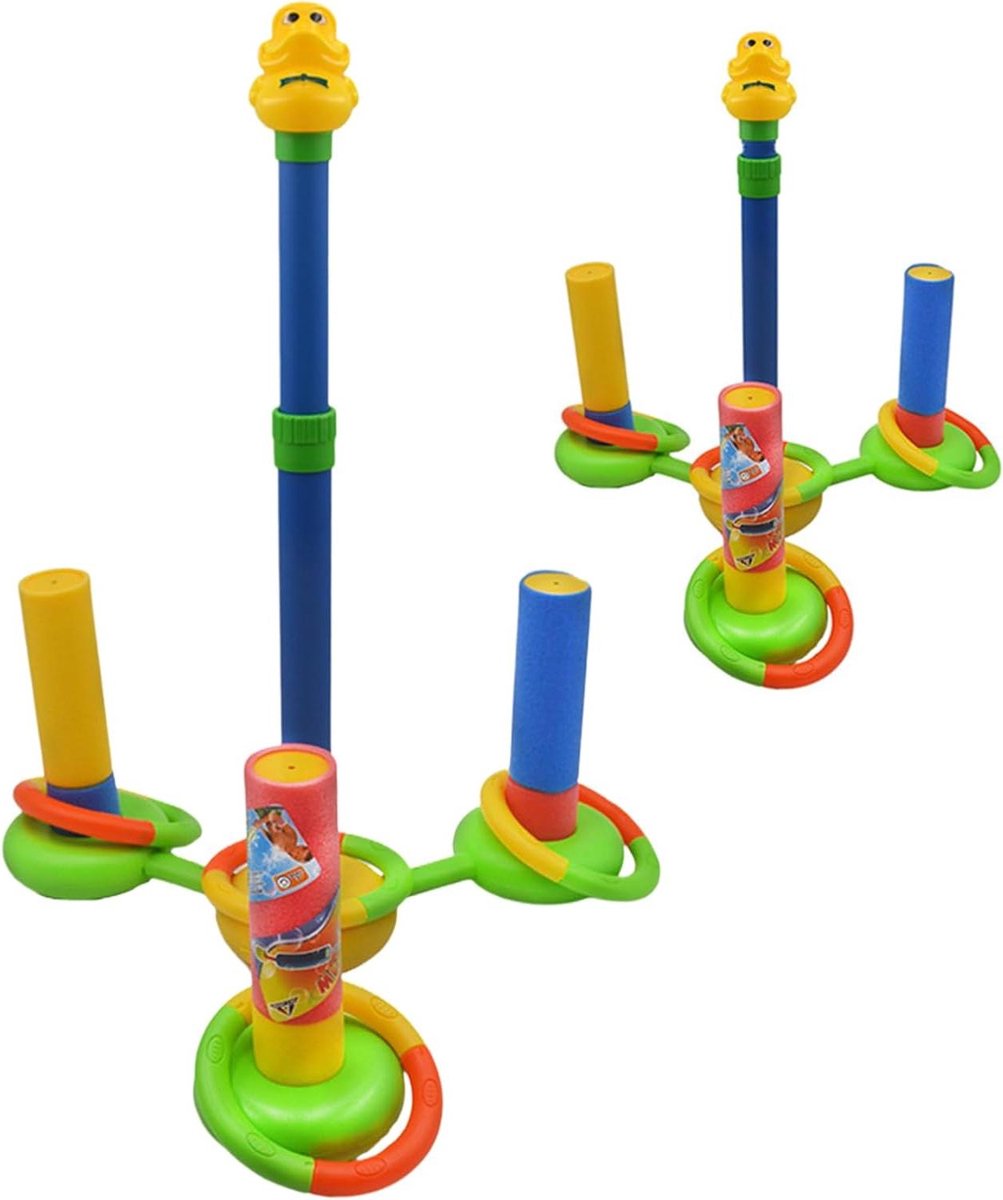 Waterspeelgoed Set - Waterpistolen Werpringen - Tuin Activiteiten - Groepplezier Inclusief - 53-90 cm - Enkele Kleur