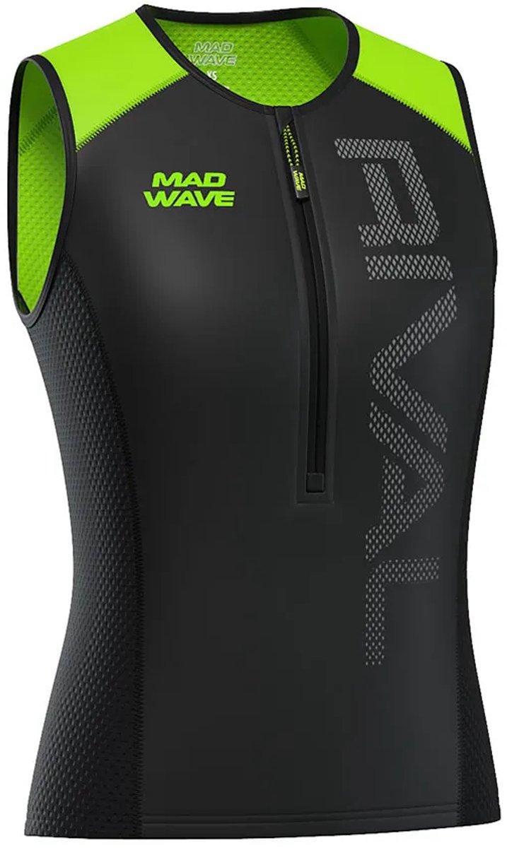 Mad Wave Rival Mouwloze Triatlontrui Zwart M Vrouw