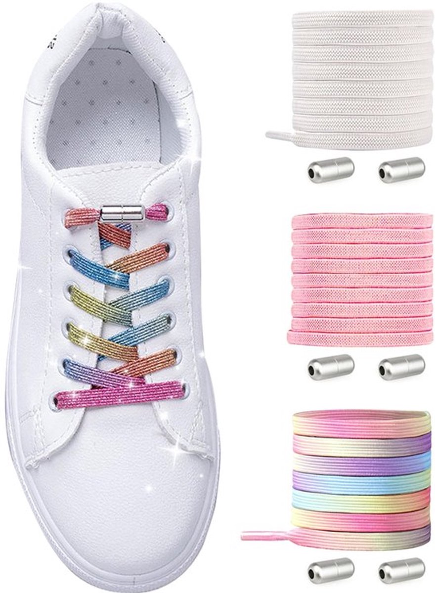 Elastische Veters zonder Strikken - Snelsluiting Veters voor Sneakers