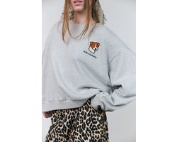 Lollys Laundry Sydney - Sweater - Hond - Grijs - XS