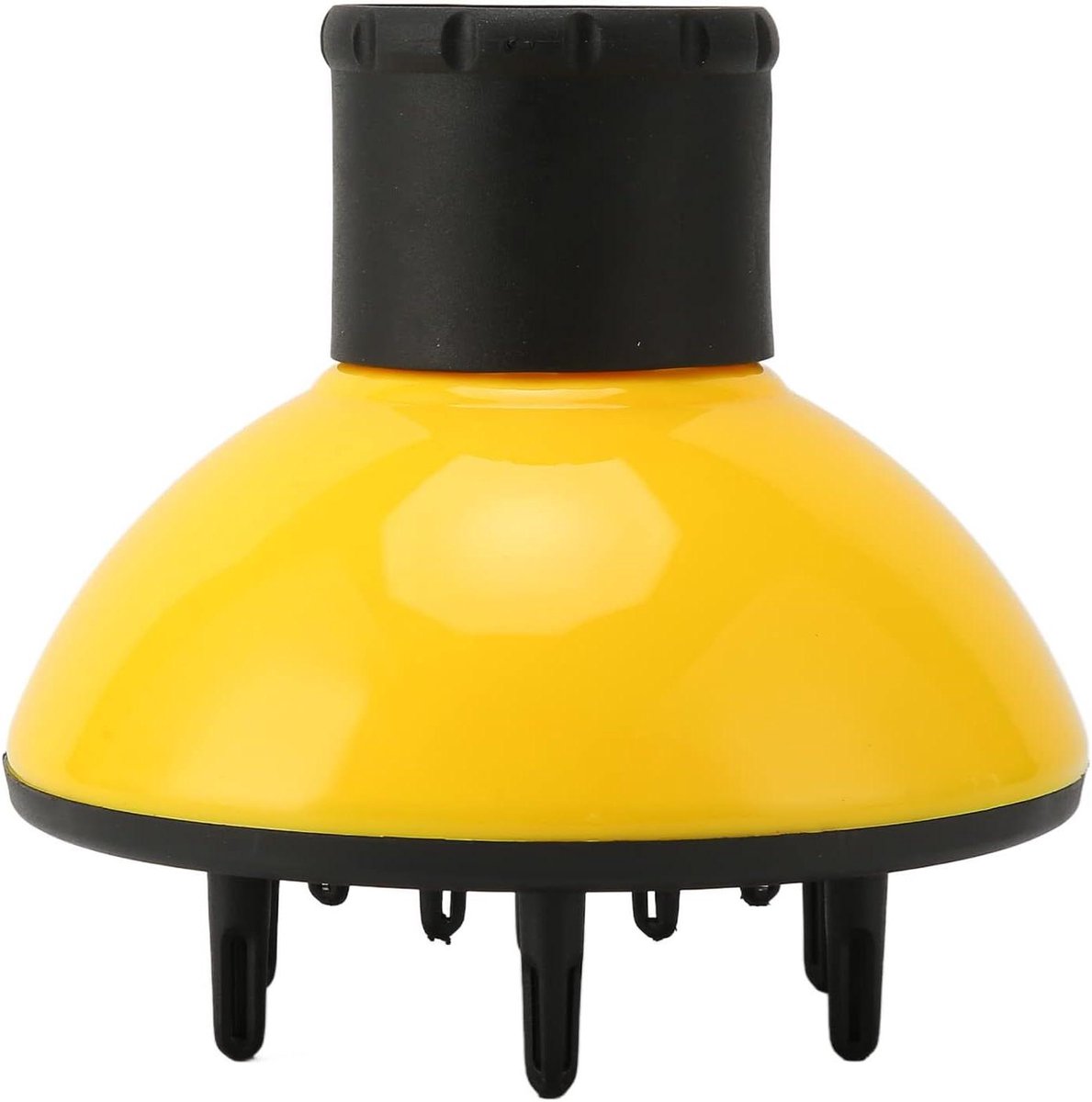 Föhn Diffuser - Haardroger Accessoire - Krullend Haar Stylen - Gelijkmatige Luchtverdeling - 5.5 cm Mondstuk - Zwart