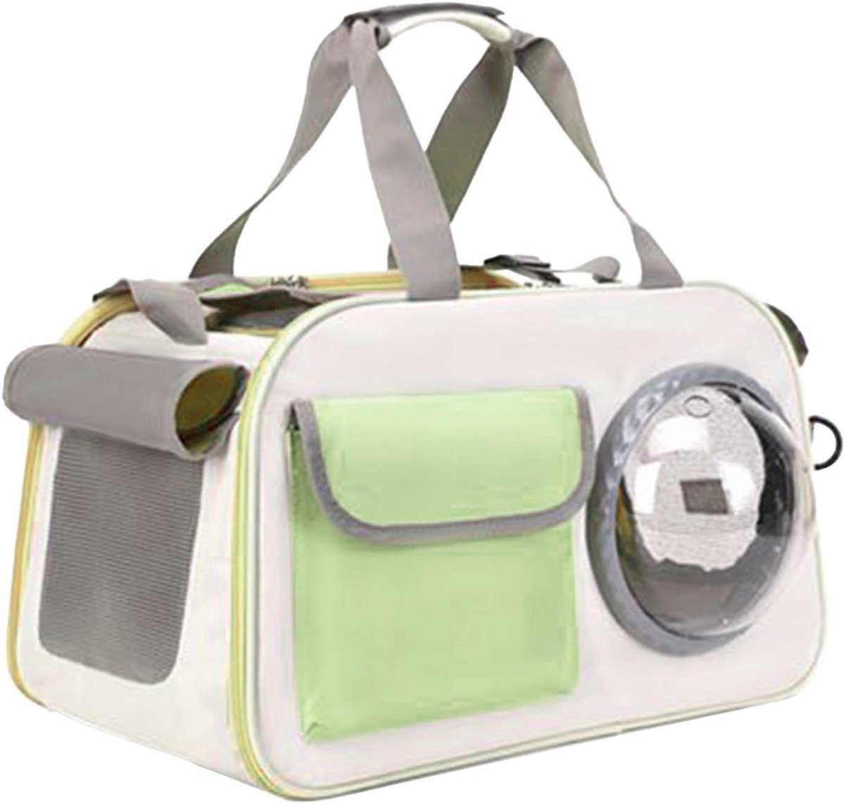 Kattentas - Reisdraagzak Kat - Huisdier Vervoeren - Ademend Ontwerp - 426L x 292B x 131H cm - Groen