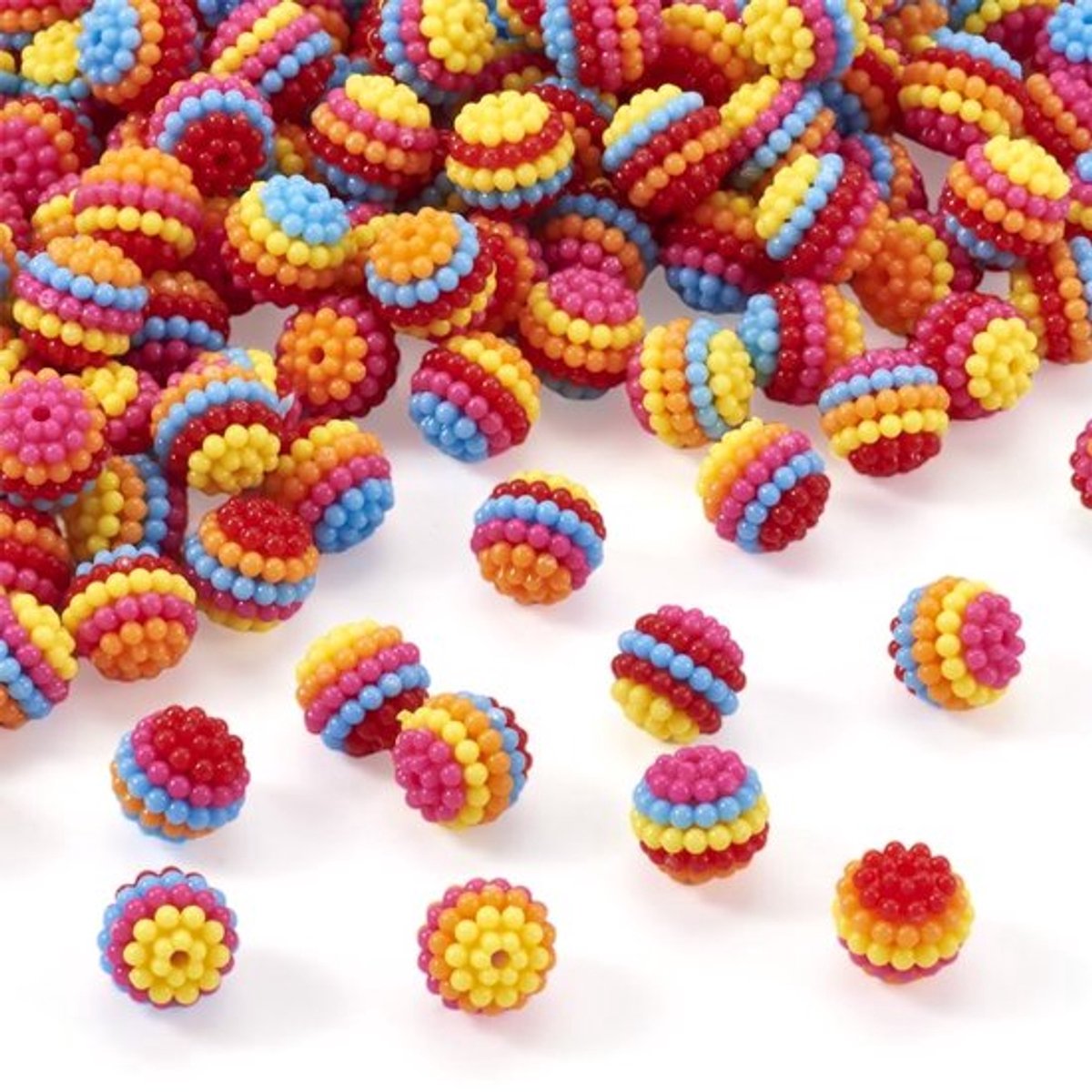Kralen 150 Stuks - 12 Mm Bayberry Kralen - Hars Kralen - Lichtgewicht - Waterdicht - Geschikt voor Sieraden Maken