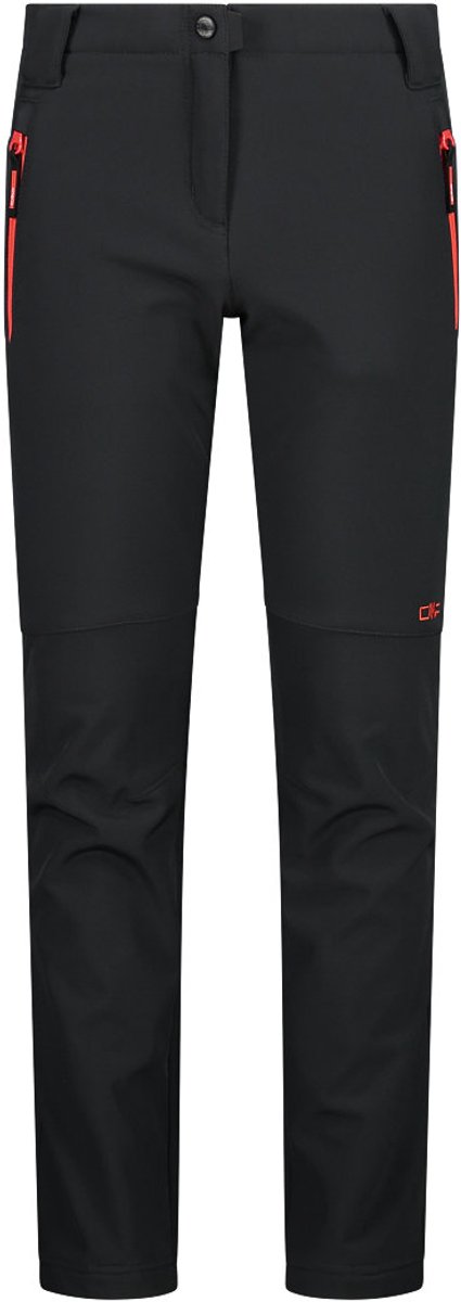 Meisjes slim softshell broek CMP Rood