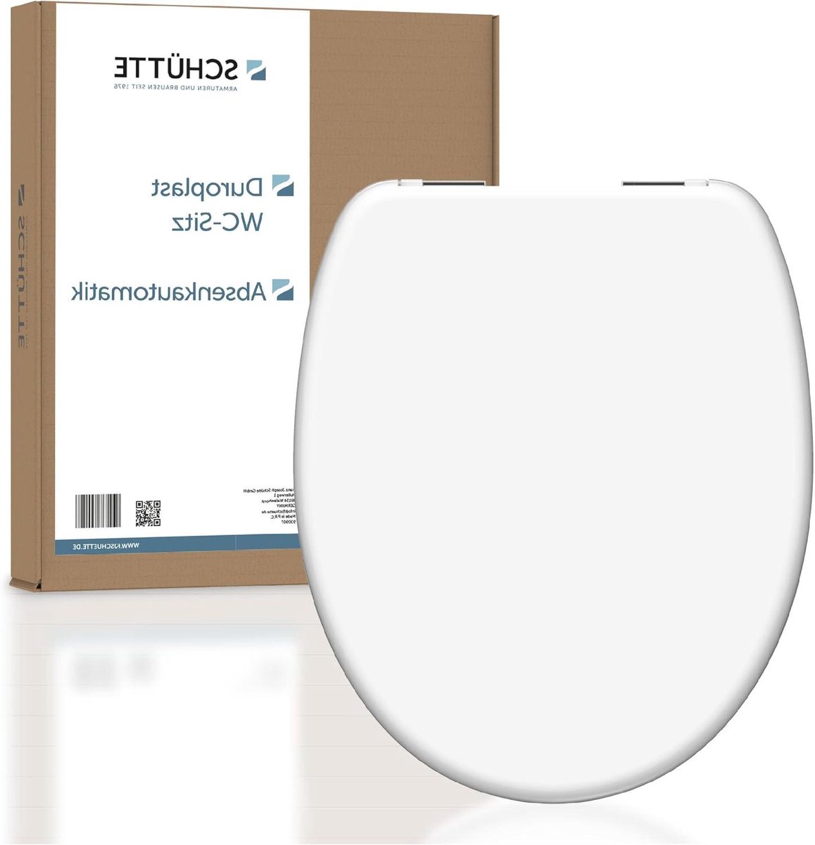 WC-bril Duroplast - Toiletdeksel Zitting - Badkamer Comfort - Softclose Mechanisme - Standaard Maat - Wit