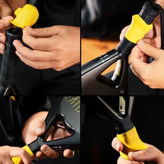 Tennis Grip Corrector - Racket Gids - Techniek Verbeteren - Ergonomisch Ontwerp - One size - Zwart — afbeelding 3
