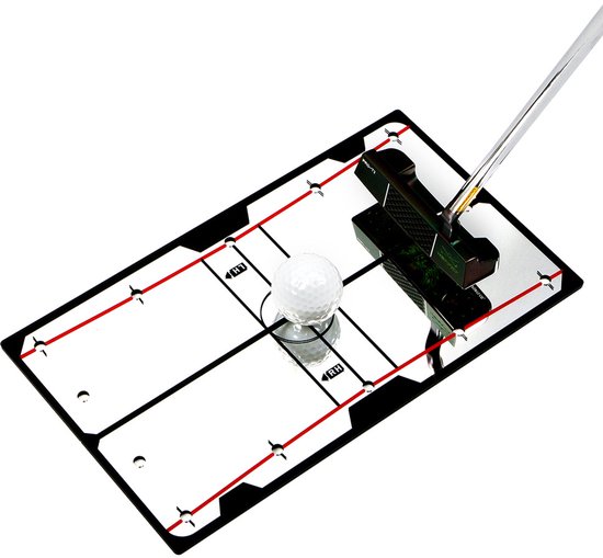 Stripe putting spiegel voor golf - Uitlijnlijnen - 30,5 x 17,5 cm van Stripe. — afbeelding 2