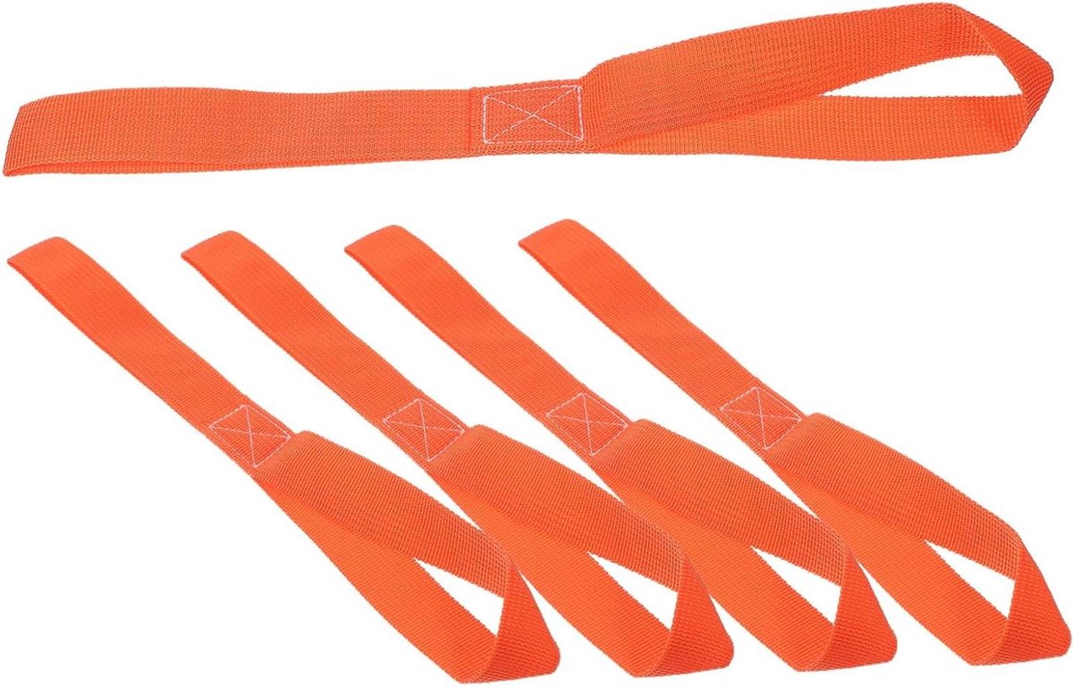 Spanbanden voor Motor - Bagagebanden Lashing Straps - Vervoer Organiseren - Antislip Textuur - 30.5 cm - Oranje