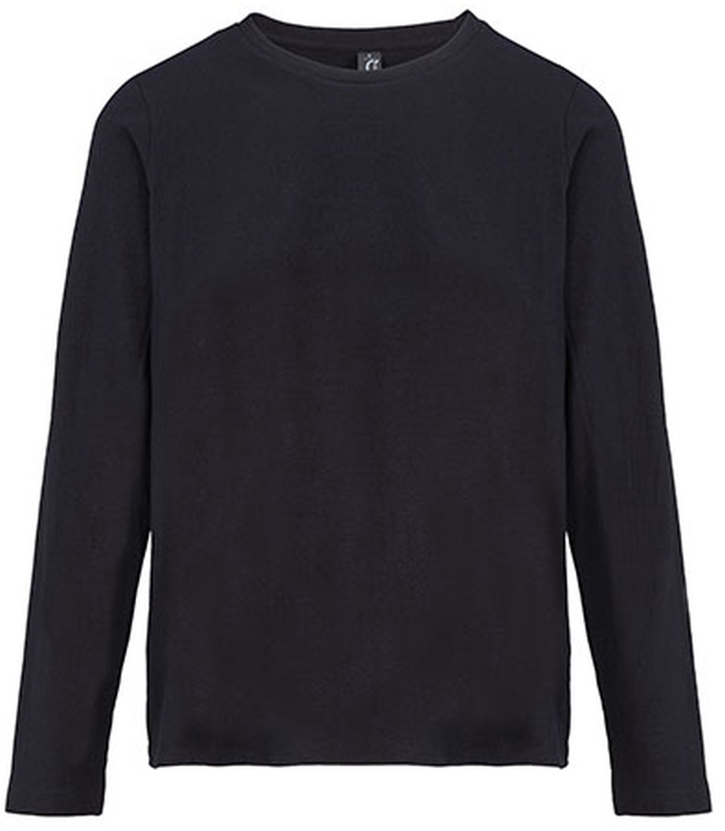 SOL'S Women´s Monarch Long Sleeve T-Shirt L04443 - Deep Black - M