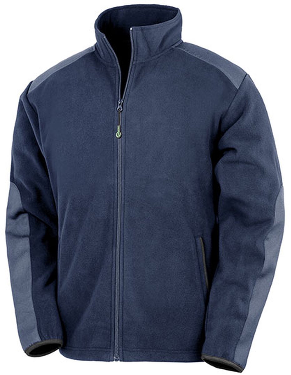 Result Recycled Heavy Duty Microfleece Jacket RT515 - Navy - 3XL
