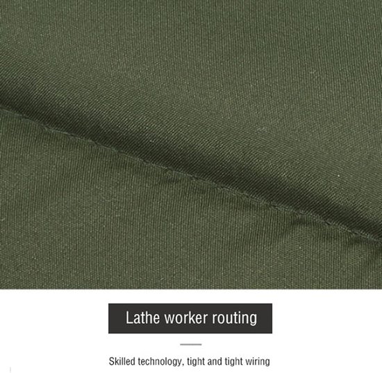 Enkele Slaapzak - Kampeer Slaapzak - Buiten slapen - Waterdichte Polyester Shell - 180 x 75 cm - Groene camouflage — afbeelding 4