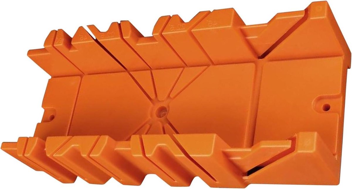 Verstekbak - Zaagmal Houtbewerking - Nauwkeurig Zagen - Verstelbare Zaaghoeken - 12-inch - Oranje