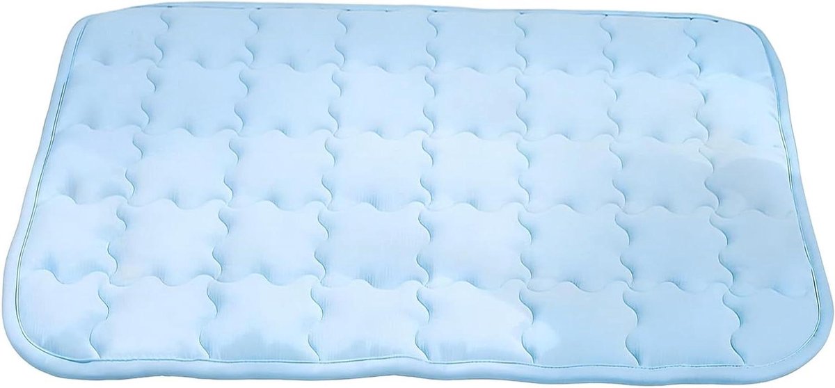 Koelmat voor Honden - Huisdier Koelmat - Huisdieren Koel Houden - Antislip Ontwerp - 58x89 cm - Blauw