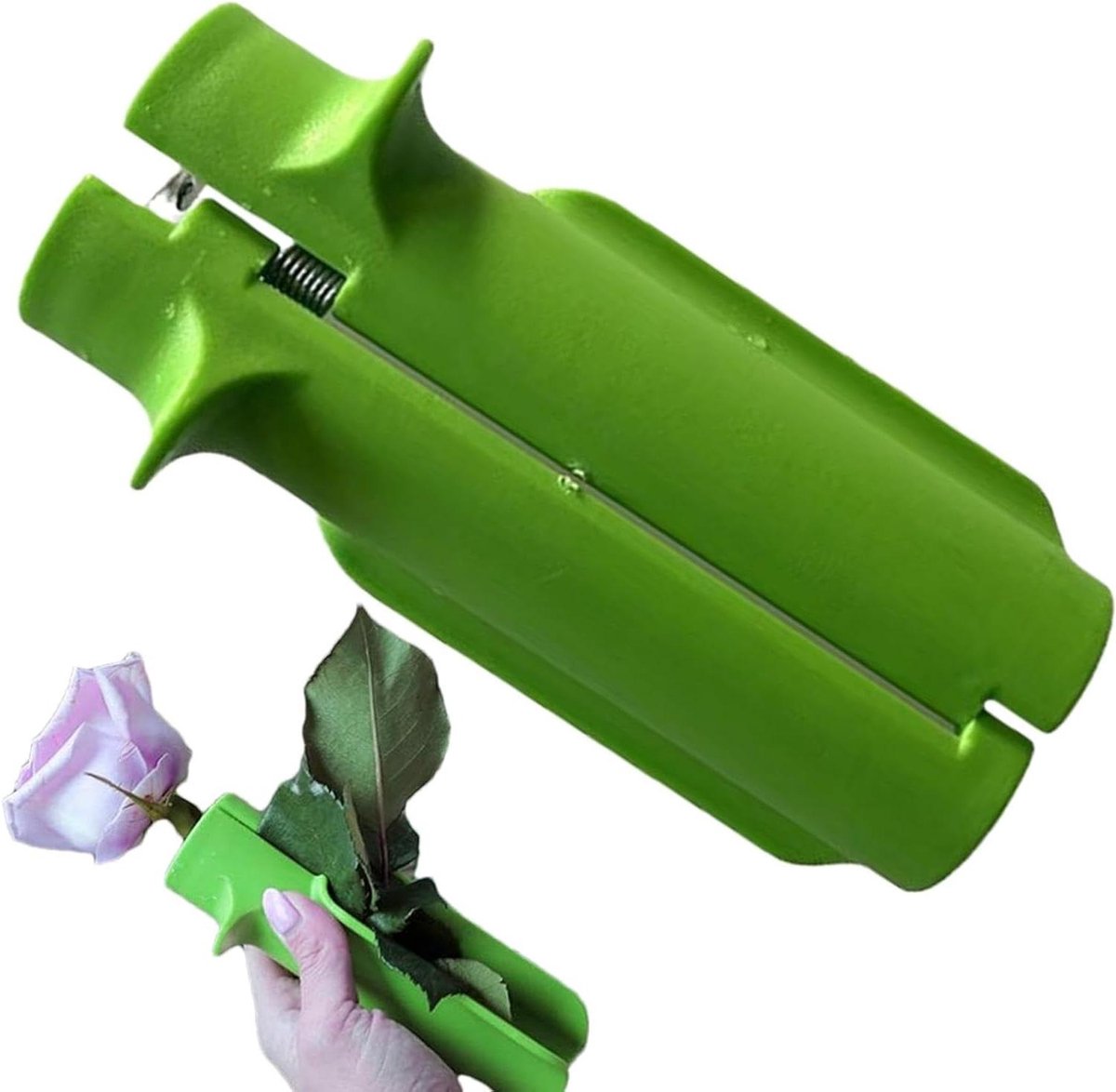 Doorn Stripper Tool - Stengelreiniger Bloemenschikking - Bloemen Voorbereiden - Ergonomische Grip - 15.2 cm - groen