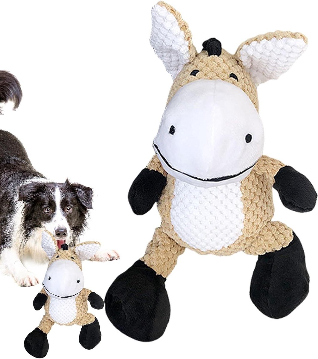 Pluche Hondenspeelgoed - Kauwspeelgoed Puppy - Interactief Spelen - Duurzaam Borduurwerk - Niet Gespecificeerd - C