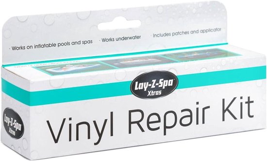 Spa Vinyl Reparatieset - Zwembad Reparatie Kit - Lekken Dichten - Onderwater Gebruik - 59ml Lijm 10 Patches - Transparant — afbeelding 4