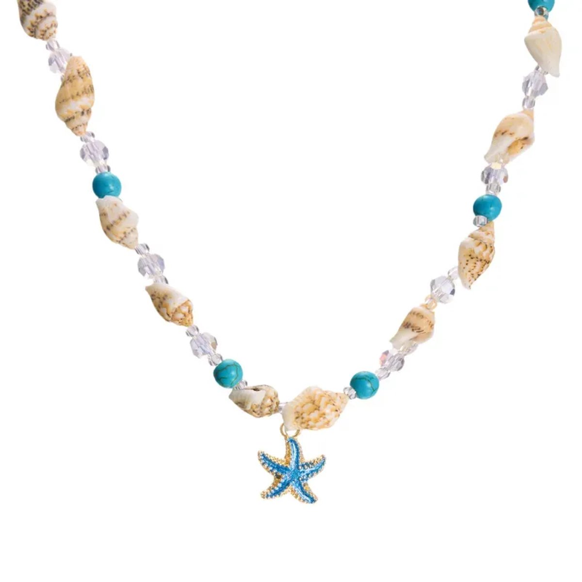 Jomide Ketting Shell Zeester - Beige
