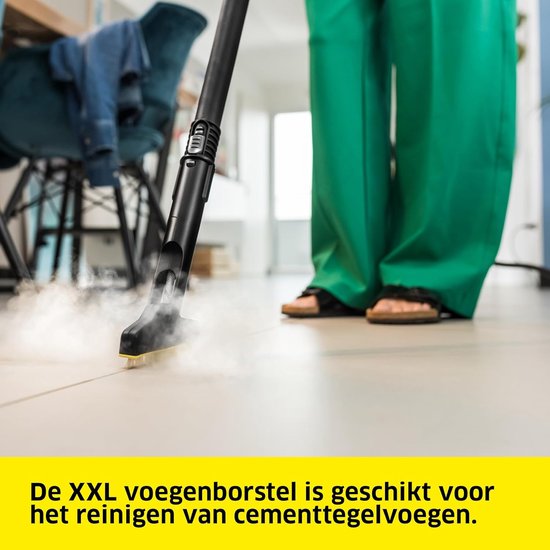 Voegenborstel XXL - Tegelreiniger - Hygiënisch reinigen - Flexibel scharnier - XXL - Zwart — afbeelding 4