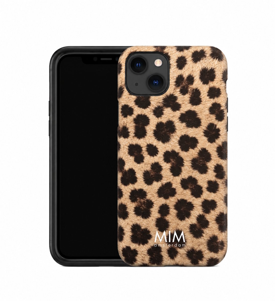MIM Amsterdam - Proud Panther Telefoonhoesje - Panther print hoesje - Geschikt voor iPhone 12 mini & iPhone 13 mini - Shockproof telefooncase