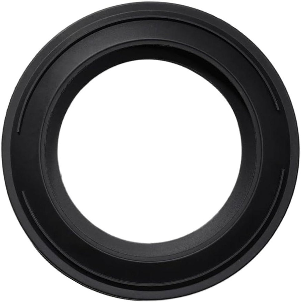 Schuifafdichting Toilet - Reserveonderdeel WC - Camper Onderhoud - Voorbereid op 2000 - 110 mm Diameter - Zwart