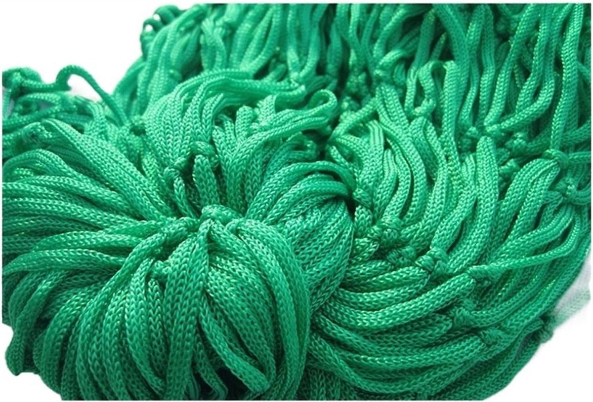 Hangmat - Schommelzitje Tuin - Ontspannen Buiten - Ademend Mesh Materiaal - 1 Gram - Groenblauw