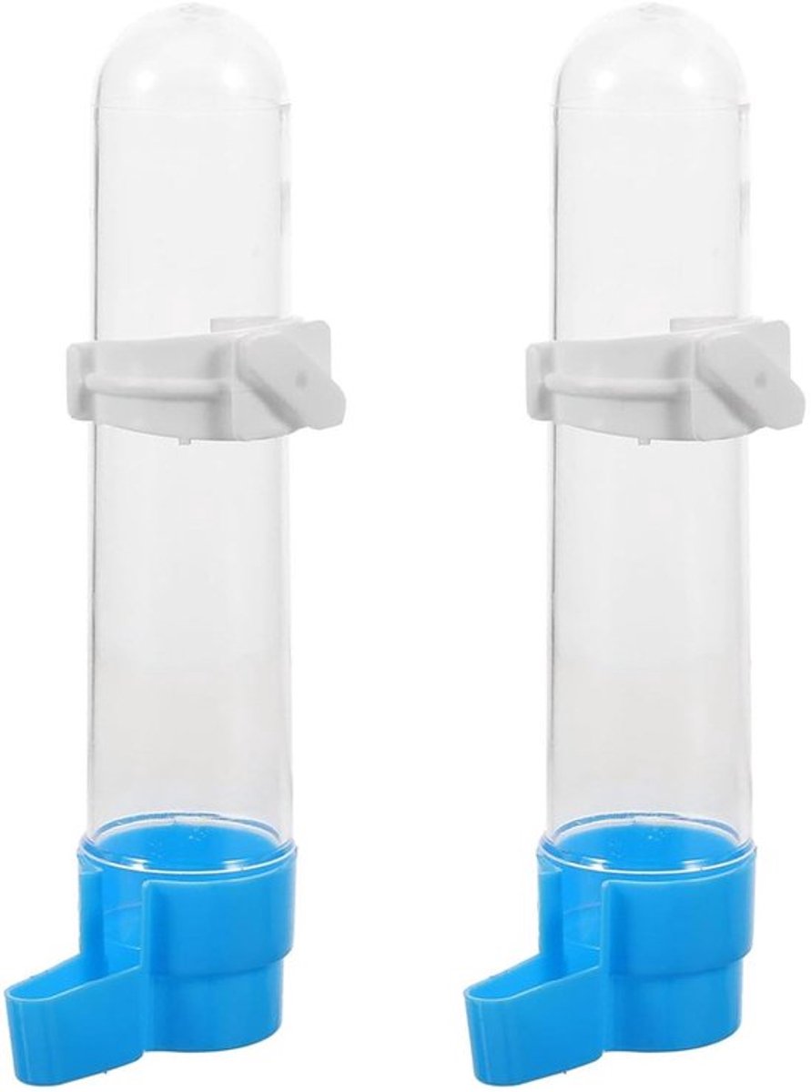 Vogelwaterdispenser Automatisch - Voederdispenser - Hangend Vogelbad - Vogelkooi Waterdispenser - Voor Papegaaien/Parkieten - Vermindert Bijvullen - Vogeldrinkbak