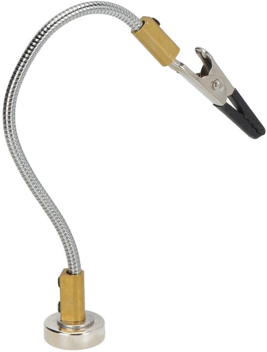 Magneetarmen - Flexibele Soldeerhulp - Sterke Magneetvoet - Krokodillenklemmen - Geschikt voor Lassen - 1 Pak