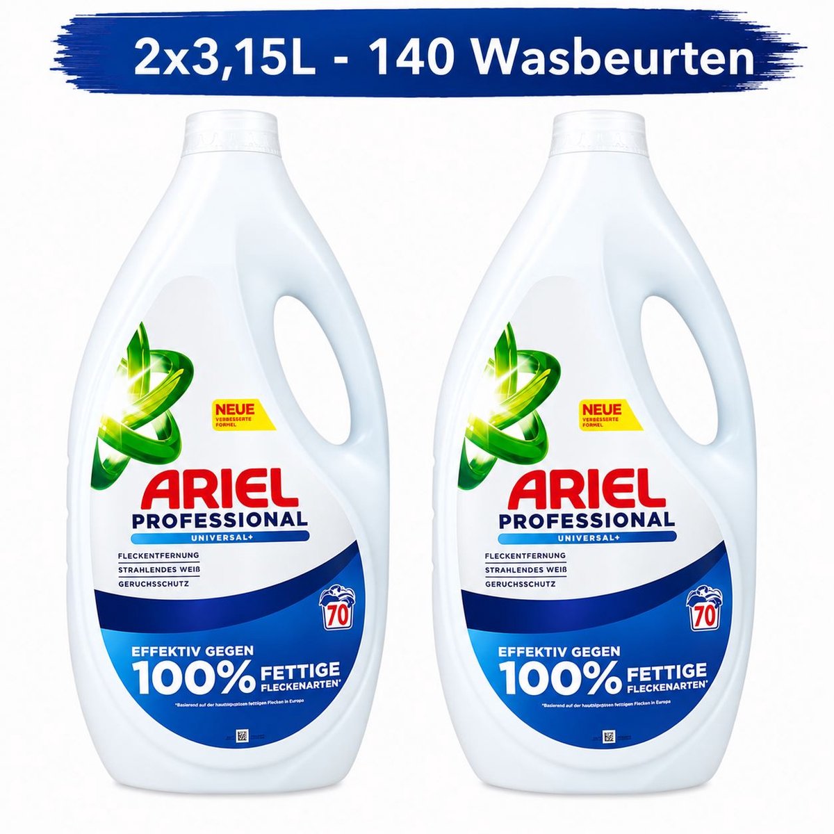 Ariel Professional Vloeibaar Wasmiddel Universeel - 2x3,15L - 140 Wasbeurten