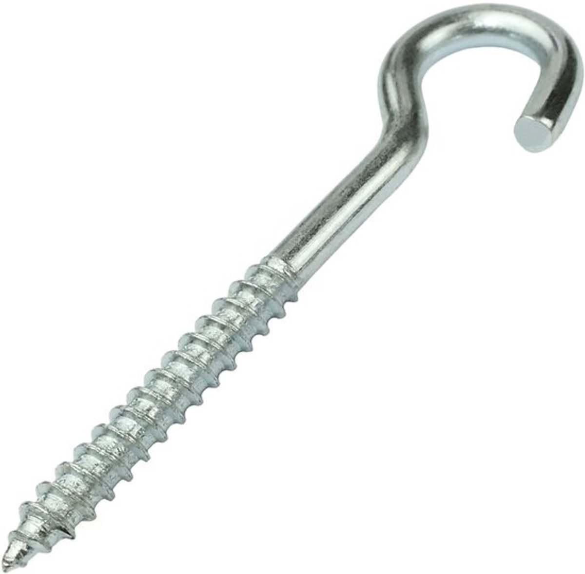 Koplamp Haken - Set van 25 - Schroefhaken Ø 3x30 mm - C-vormige Haak - Gemaakt van Gegalvaniseerd Staal - Draagvermogen 1.7 g - Schroefhaak