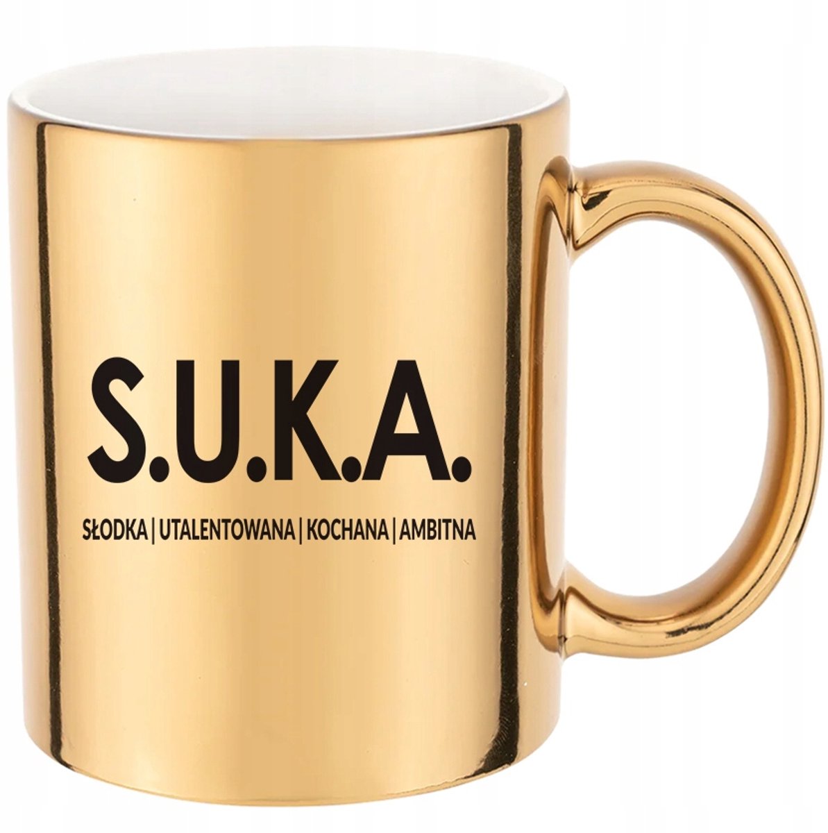 Luxe Gouden Keramische Mok 330ml - Stijlvol Cadeau
