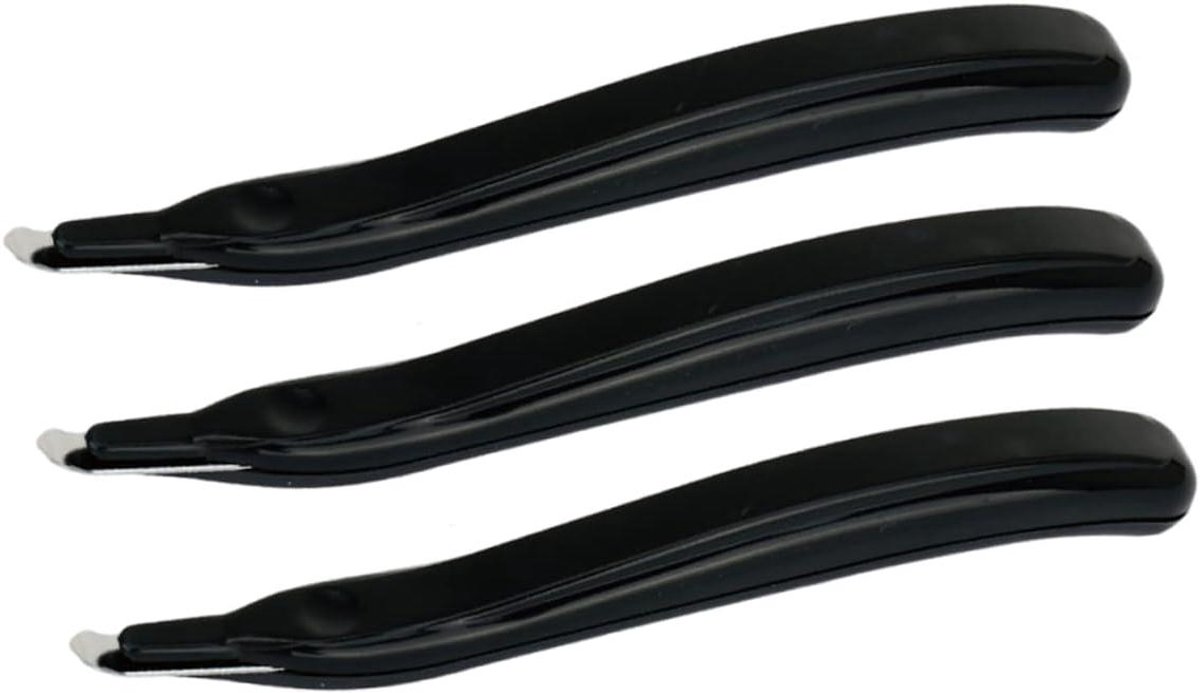 Naaldverwijderaar Set - Nietjesverwijderaar Pen - Efficiënt Documenten Verwerken - Magnetische Grip - 15.5 cm - Zwart