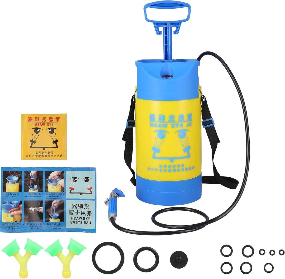Drukspuit Tuinsproeier - Gieter Sproeier - Planten Water Geven - Met Drukontlastingsventiel - 5 liter - Wit
