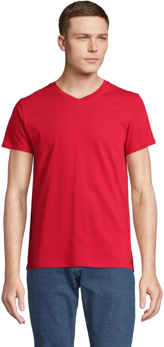 SOL'S V-Neck T-Shirt Regent L04765 - Red - XS