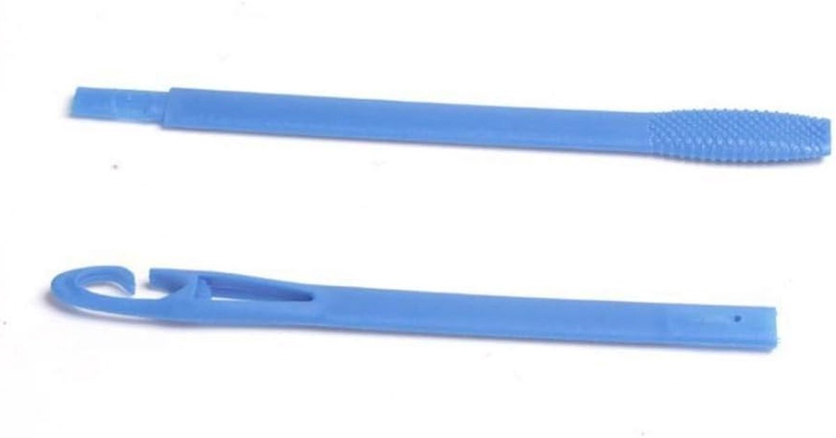 Haarrollers - Kappers tools - Haar stylen - Zonder hitte - 4 stuks - Blauw