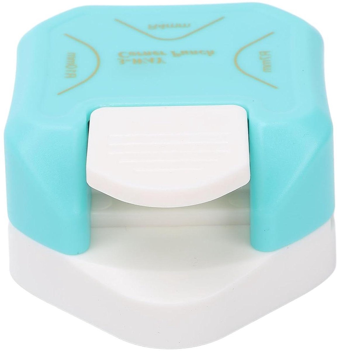 Hoekpons 3-in-1 - Papier afronder - Kaarten maken - Metalen snijkanten - R4mm - Zwart