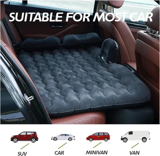 Auto Luchtbed - Opblaasbaar Matras Kampeerbed - Reizen en Kamperen - Ergonomisch Ontwerp - 1 kg - Zacht — afbeelding 5