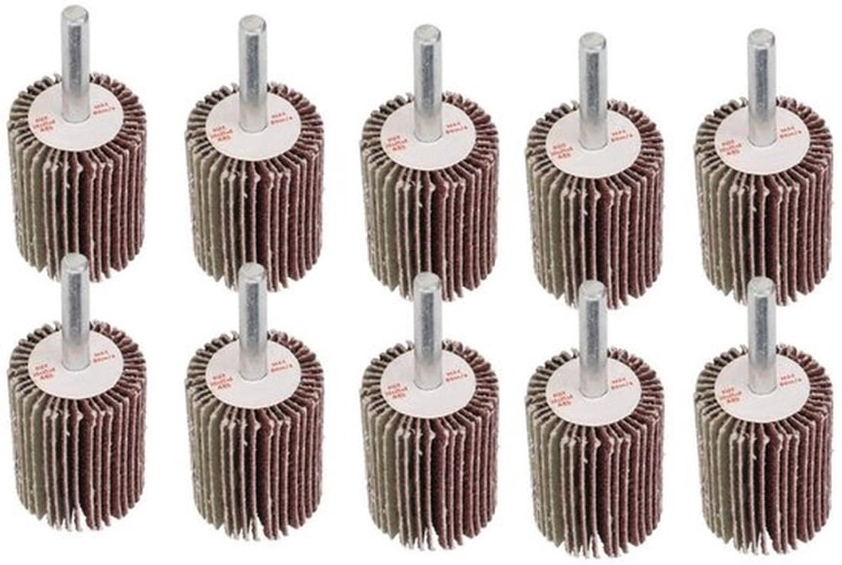 10 Stuks Cilindrische Polijstschijven voor Schuren en Slijpen - 30x40x6mm