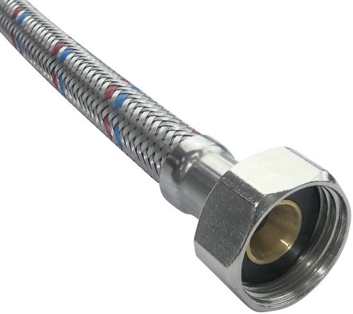 Voegslangen Set van 2 - Flexibele Aansluiting - Vrouwelijk 1/2 Inch - Mannelijk M10 - Lengte 300 mm - Sanitaire Armatuurslang - Sanitaire Slang