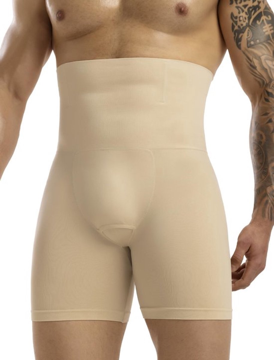 Shapewear Boxershorts hoge taille - Compressieshorts - Figuurvormend Ondergoed - Bodyshaper - Rugsteun - Billenliften