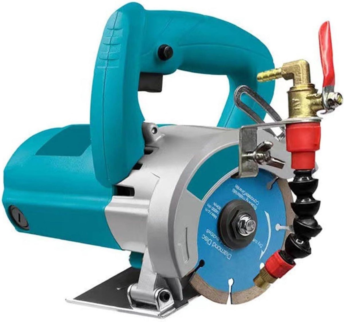 Stofverwijderaar Watersproeier - Snijmachine Accessoire - Stofbeheersing Werkplaats - Roestvrijstalen Beugels - 6 mm Slang Compatibel - Zwart Rood