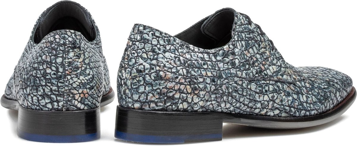 Floris Van Bommel Sfm-30201 De Netter Nette schoenen - Business Schoenen - Heren - Blauw - Maat 41⅓