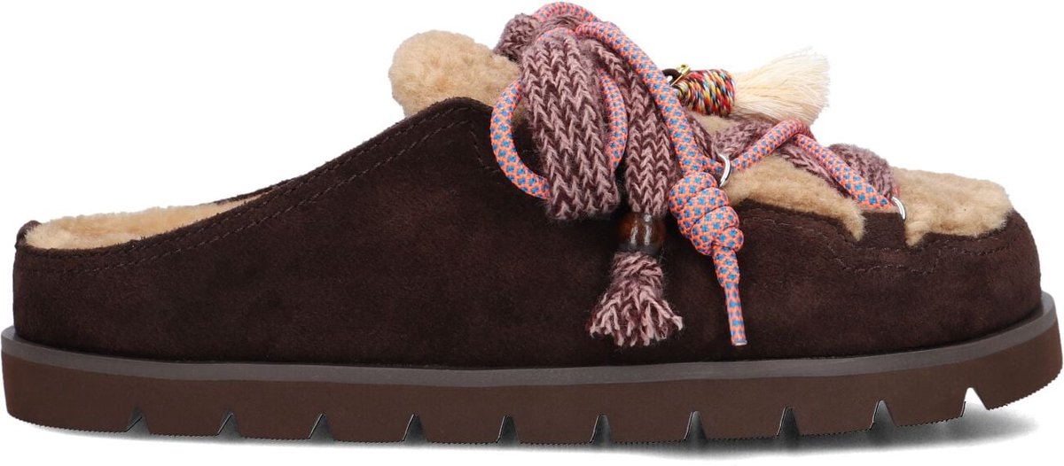 Bibi Lou Cori Mules Loafers Dames - Instappers - Bruin - Maat 36