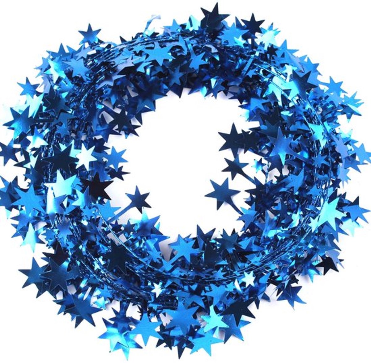 Kerstdecoratie 3 Stuks - Lametta Slinger 7,5m - Sterren Decoratie - Kunststof Draad - Voor Bruiloft/Festival - 8 Kleuren Beschikbaar