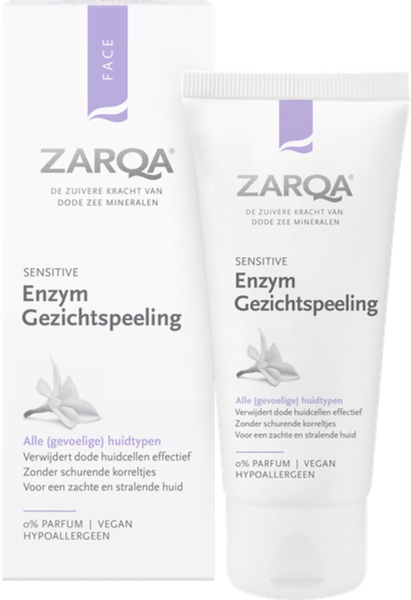 Zarqa Sensitive Gezichtspeeling - 2 x 50 ml - Voordeelverpakking