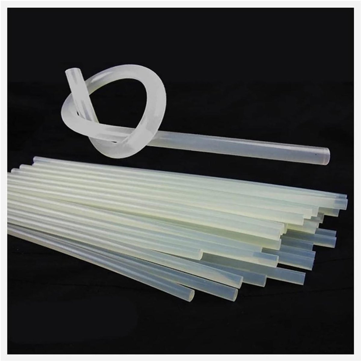 Hotmelt Lijmsticks - Lijmklevende Stokken - Huis en Kantoor - Hoge Kleefkracht - 11mm x 200mm - Transparant