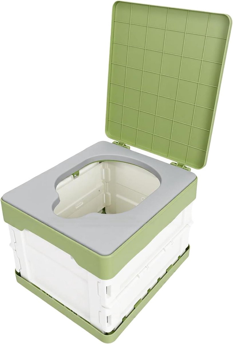Opvouwbaar Reispotje - Draagbaar Toilet Peuters - Zindelijkheidstraining Onderweg - PU-gewatteerde Zachte Zitting - 265 x 85 cm - Wit