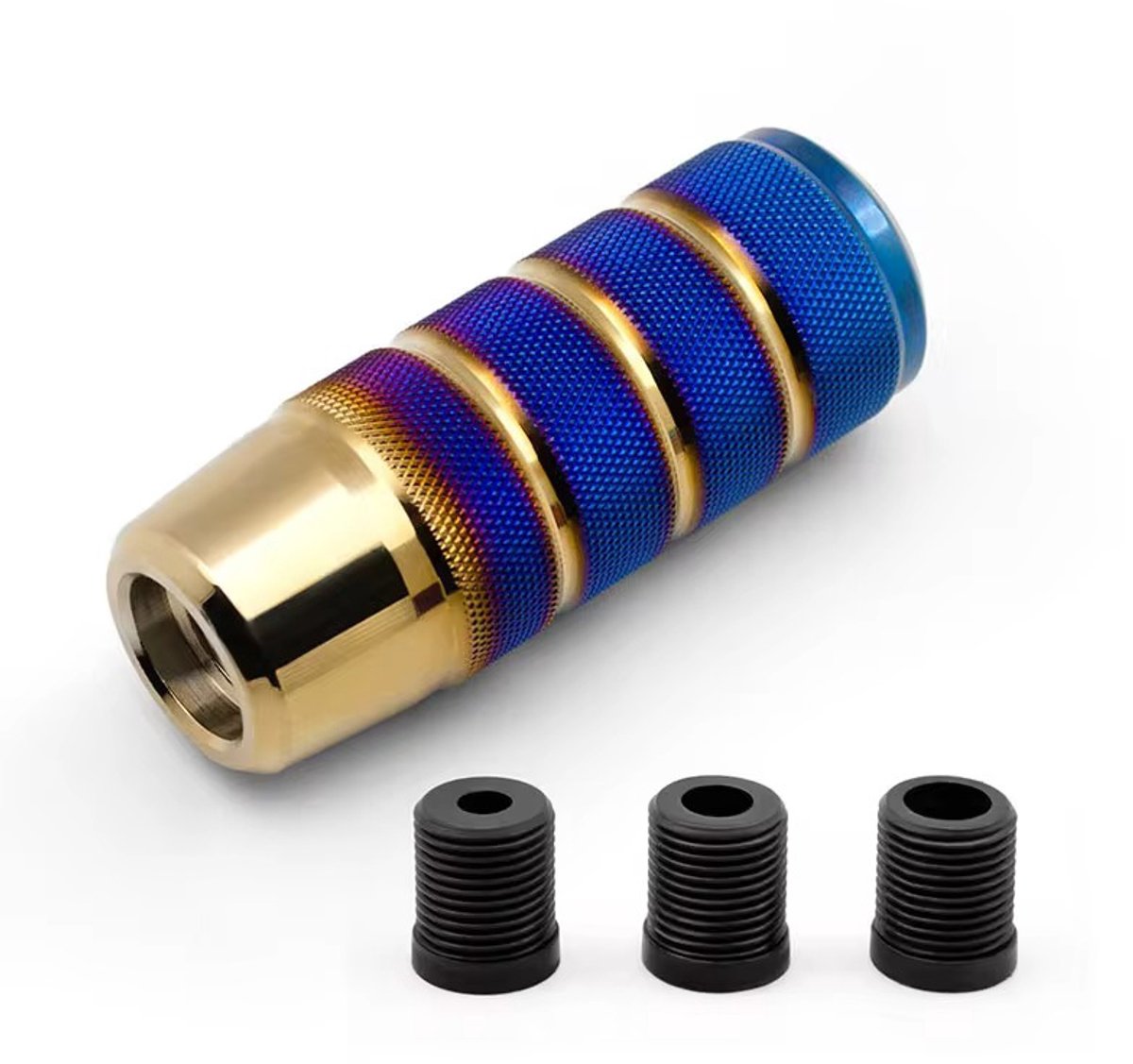 SK-Import Pookknop Aluminium Blauw-Goud