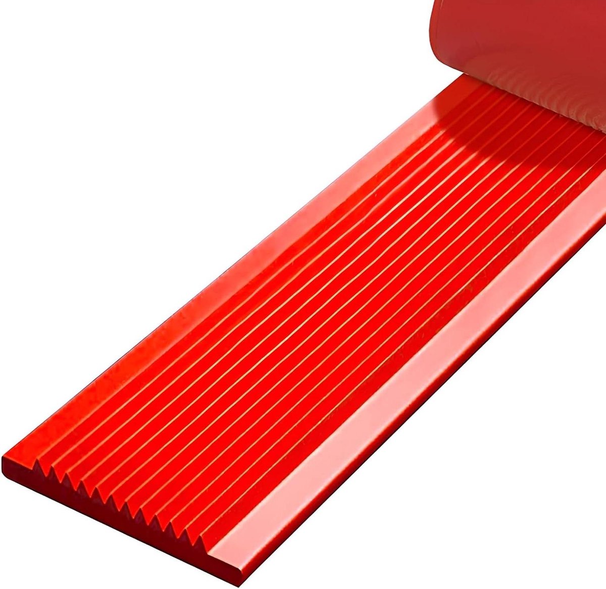 Antislip Trap Neuzen - Vloerrand Strip - Veiligheid Verbeteren - Zelfklevend PVC - 3 cm x 5 m - Rood